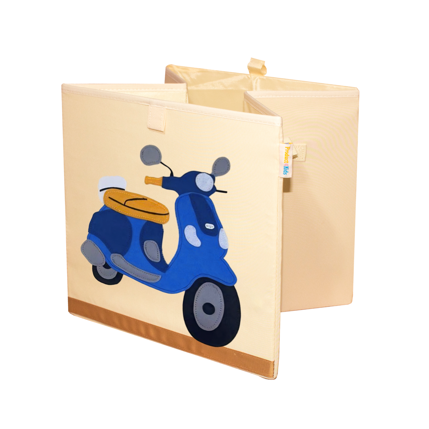 Kids Foldable Toy Storage Bin – Scooter Design