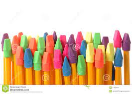 History of Colorful Erasers
