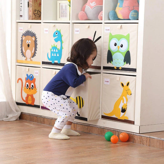 Animal Cube Storage Bins: Fun and Functional Organizers for Kids