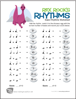 Actiivty Book-Music and rhythm activity workbooks