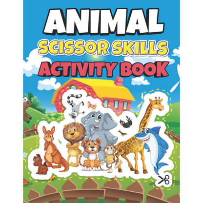 Product 4 Kids -Animal scissor skills Activity book: Kids Educational Fun Paper-cutting Activity Workbook for Preschool and Kindergarten Kids Paperback – January 14, 2022