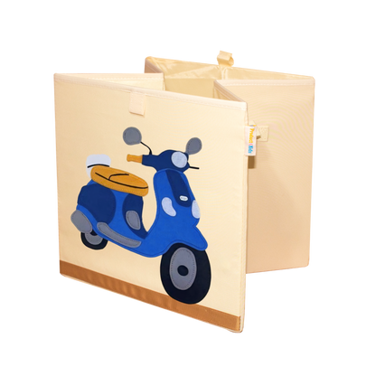 Kids Foldable Toy Storage Bin – Scooter Design