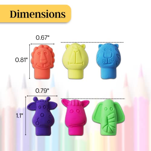 Product 4 Kids – Erasers for Kids Cap Erasers for Pencils, Cute Erasers, Pencil Toppers, Animal Pencil Erasers Toppers Fun Erasers for Pencil Cap, Pencil Cap Erasers, Cute Erasers for Kids - 48Pcs